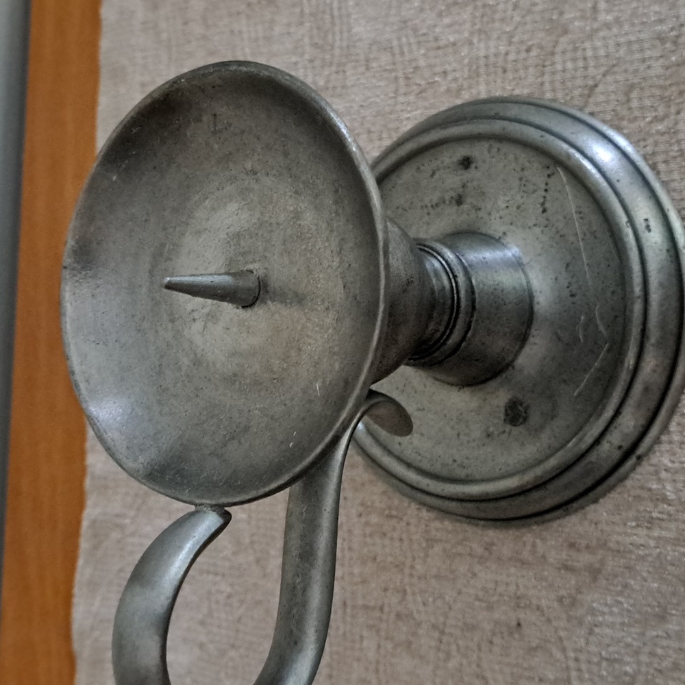 Vintage Artina Sks Zinn Pewter German Candle Holder - Picture 2 of 7